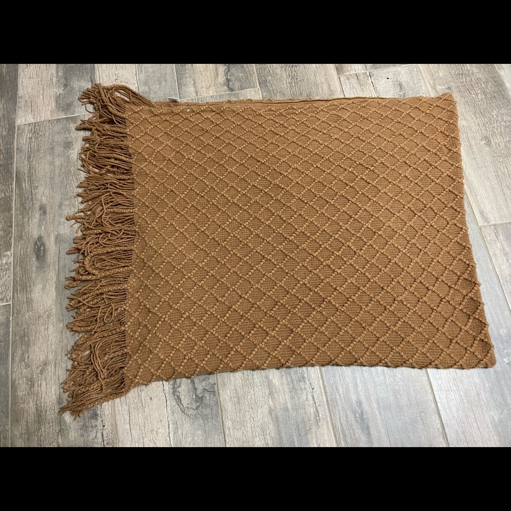 Brown Fall Throw Blanket